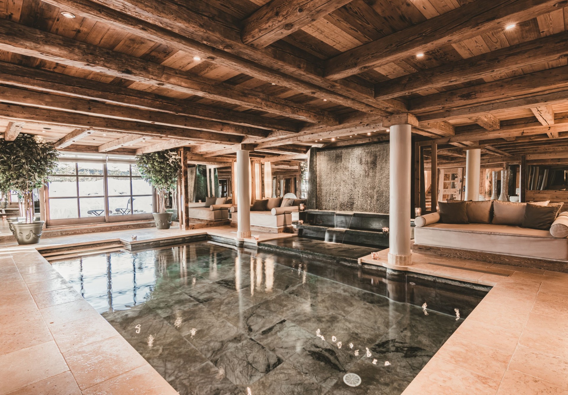 Courchevel 1850 Location Chalet Luxe Nilion Piscine1