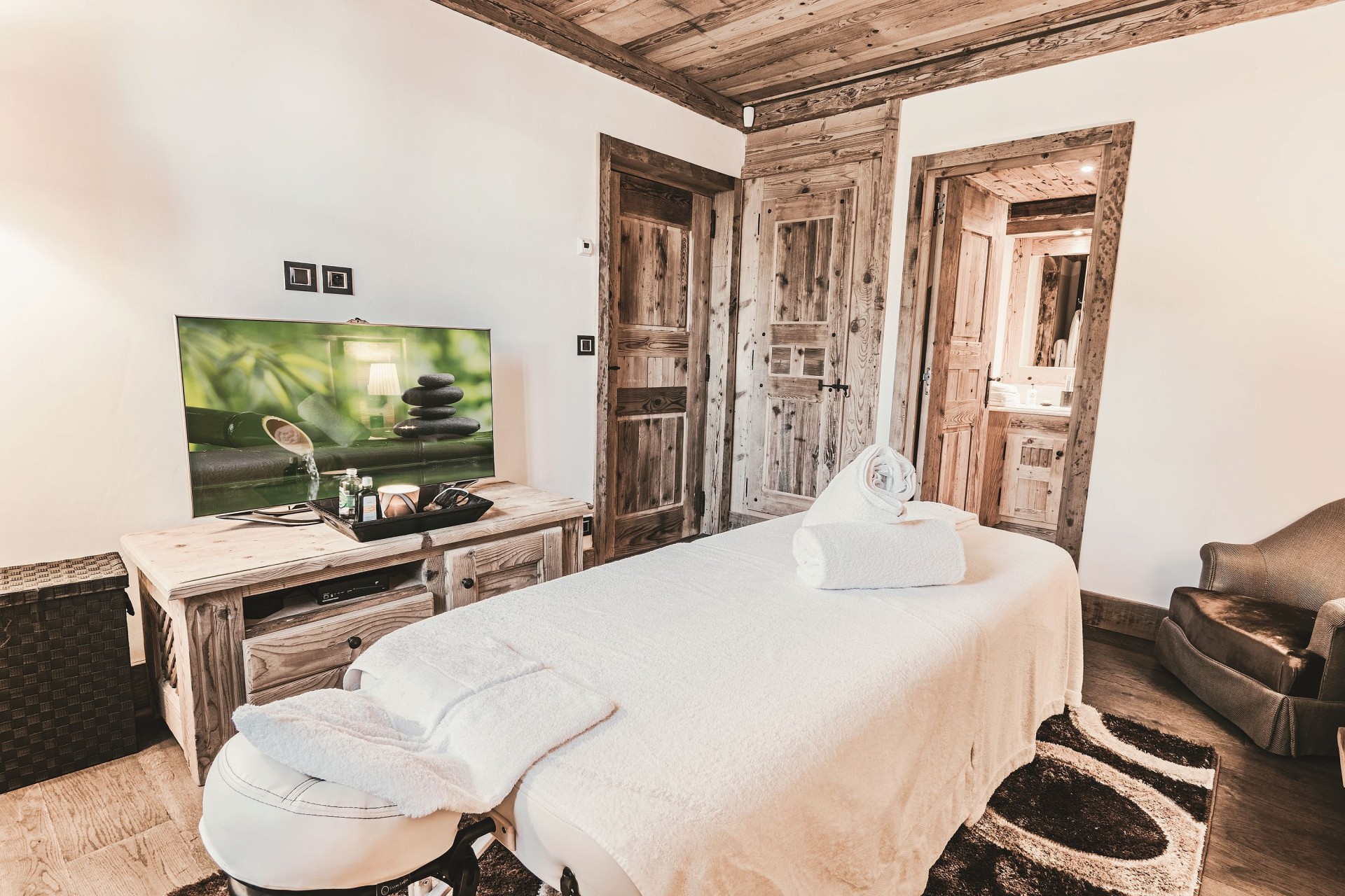 Courchevel 1850 Location Chalet Luxe Nilion Salle De Massage