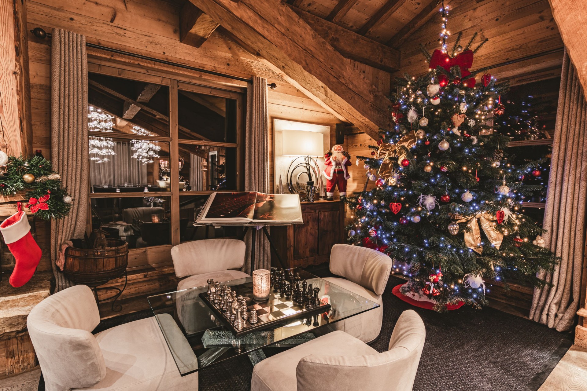 Courchevel 1850 Location Chalet Luxe Nilion Salon