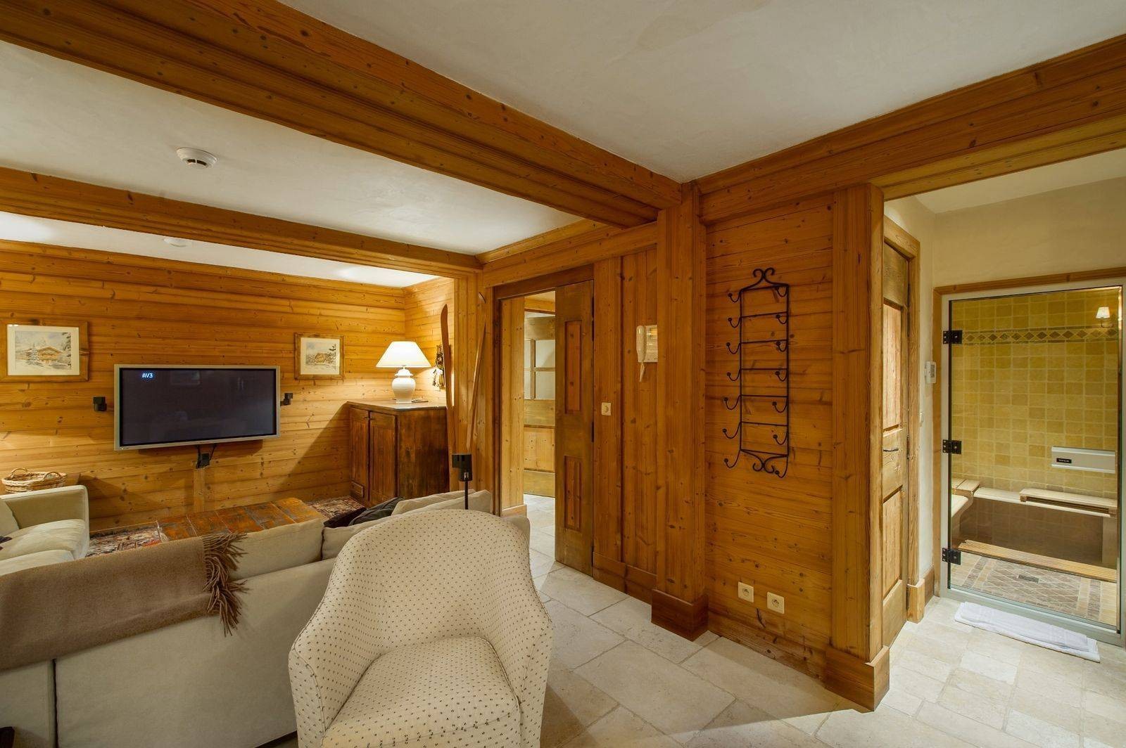 Courchevel 1850 Location Chalet Luxe Tancoite Espace Détente 2