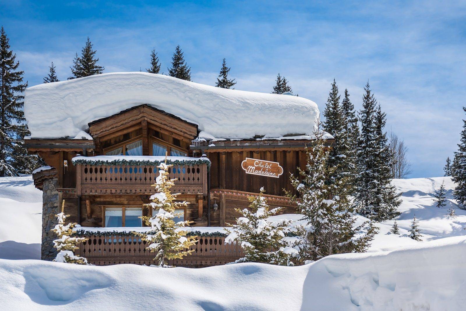 Courchevel 1850 Location Chalet Luxe Tantalite  Extérieur