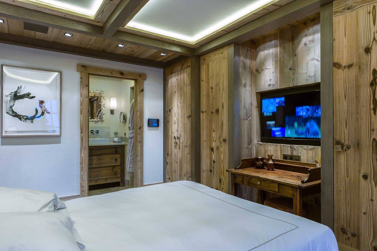 Courchevel 18500 Location Chalet Luxe Churchite Chambre