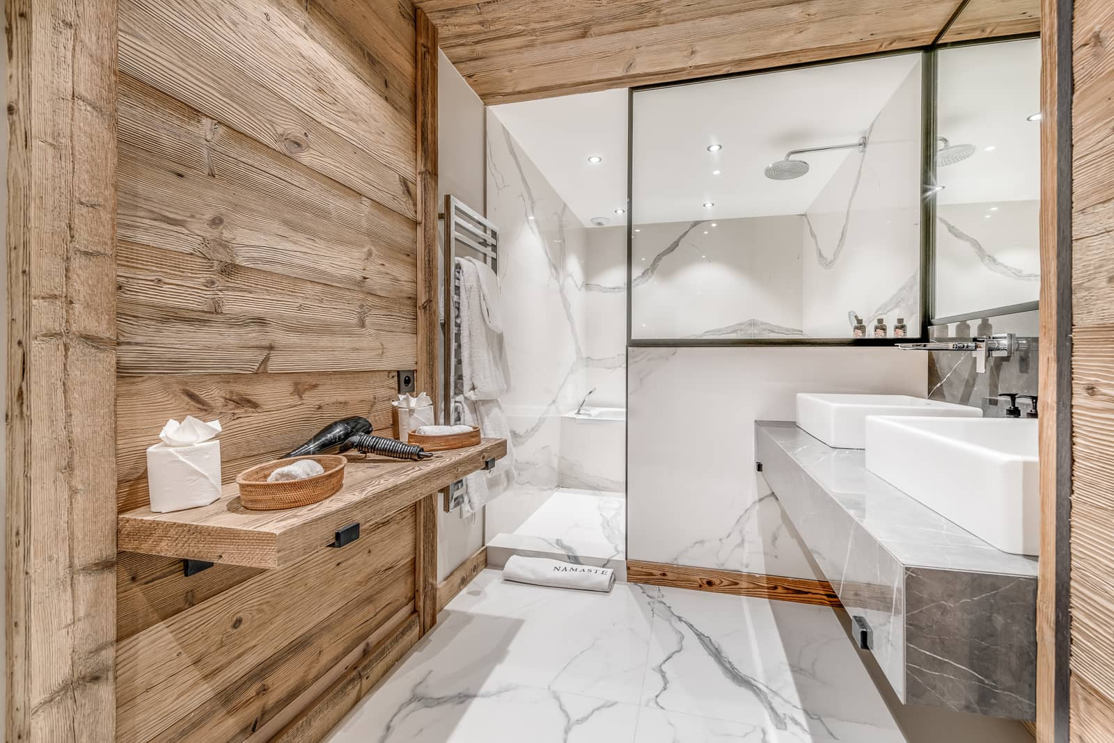 Courchevel Location Chalet Luxe Baby Lonian Quartz Petit Salle De Bain