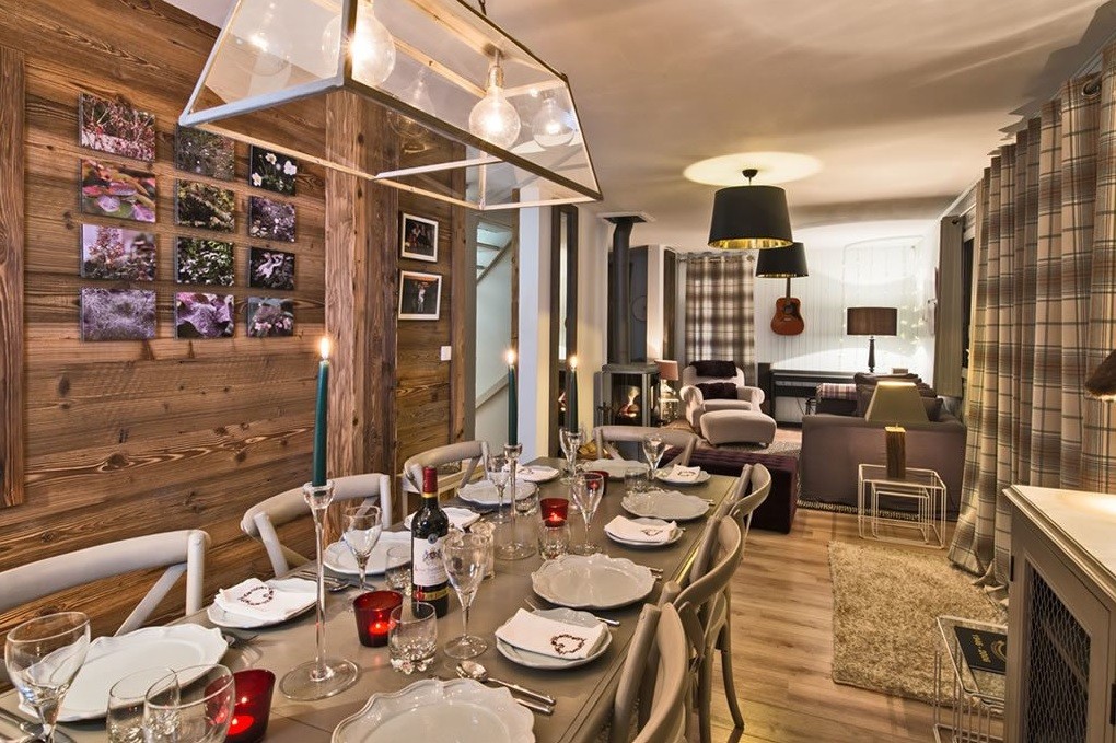 Courchevel Location Chalet Luxe Menilite Salle A Manger