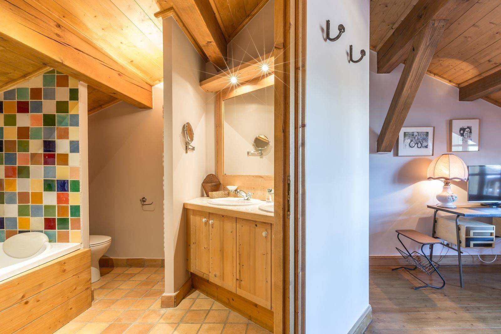 Courchevel Location Chalet Luxe Saphir Blanc Salle De Bain