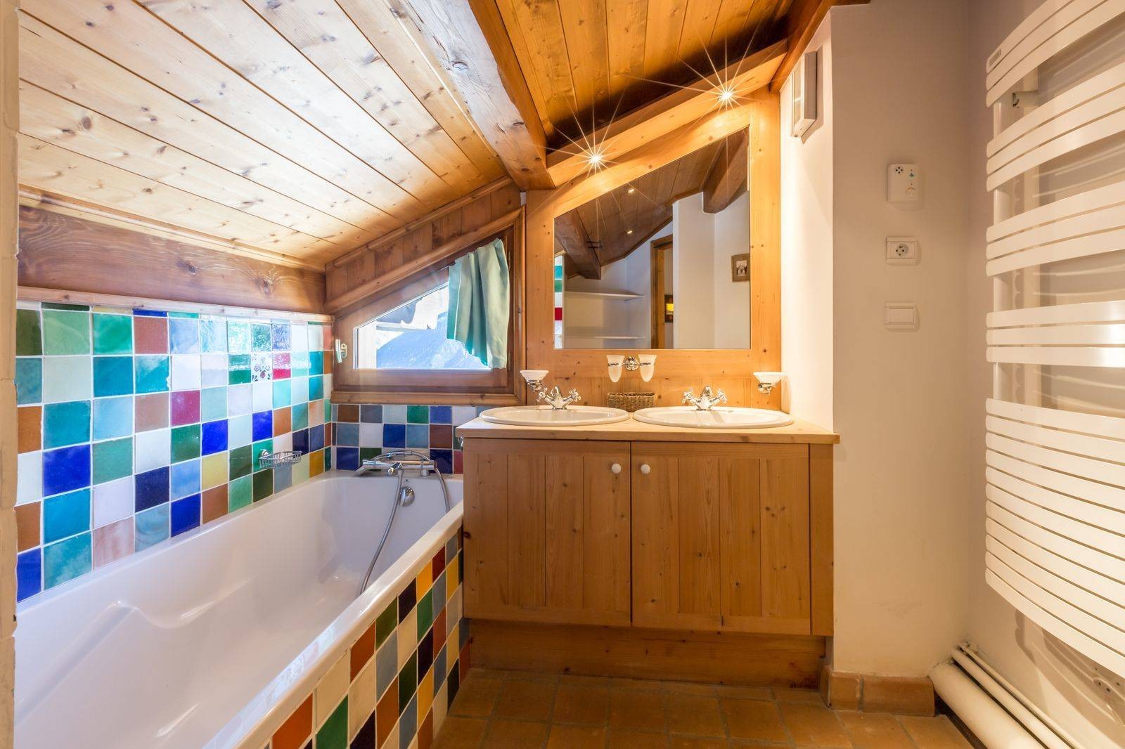 Courchevel Location Chalet Luxe Saphir Blanc Salle De Bain