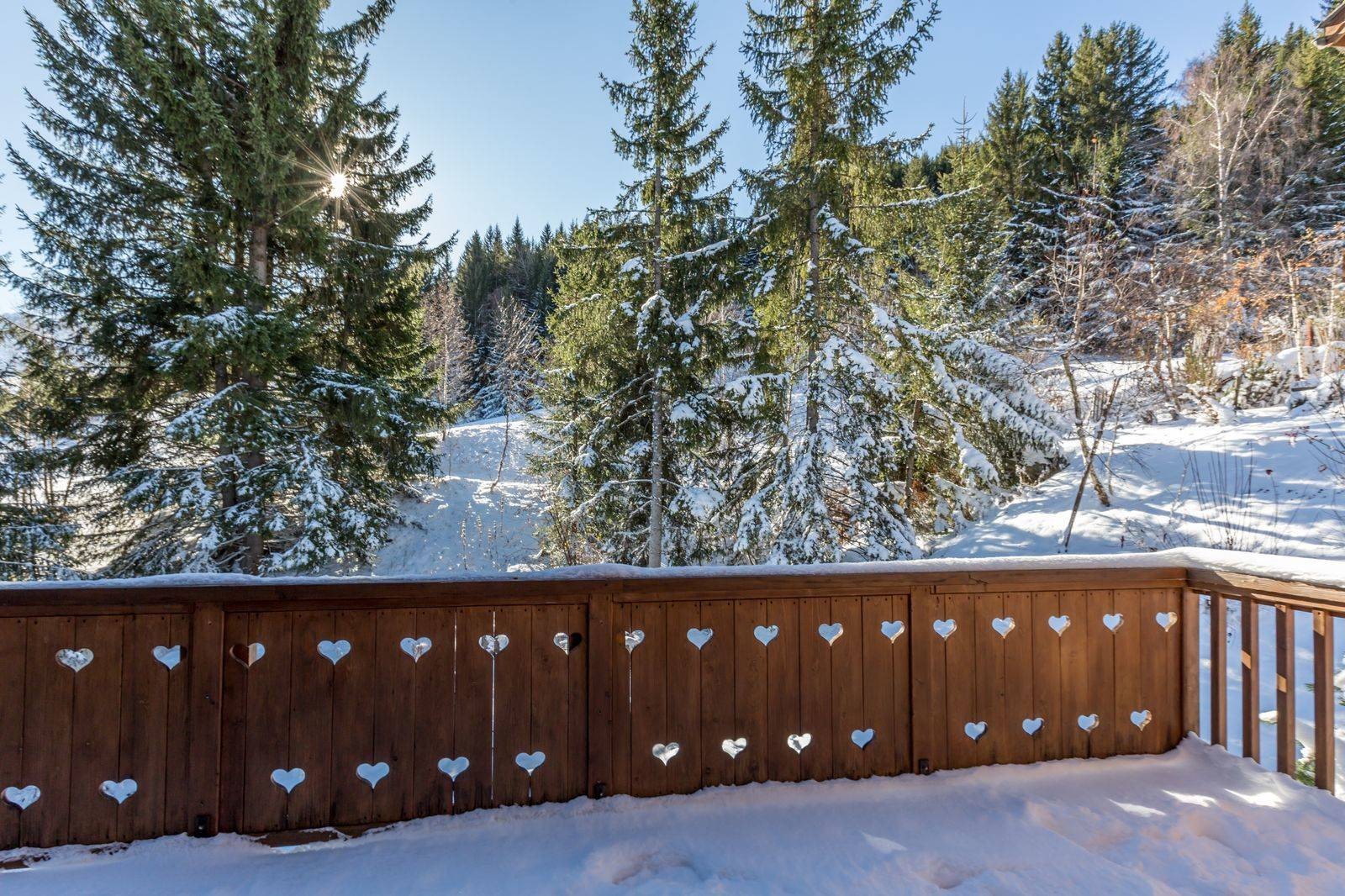 Courchevel Location Chalet Luxe Saphir Blanc Terrasse