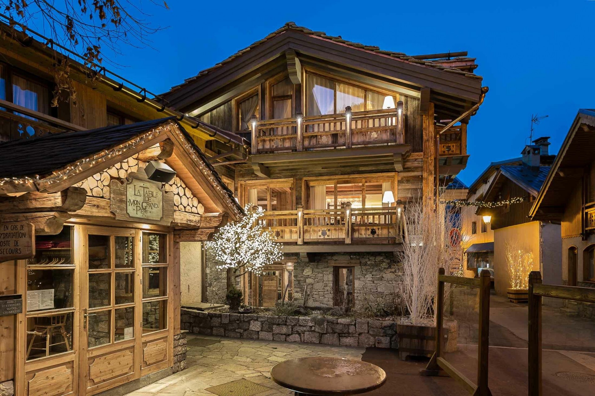 Courchevel 1550 Location Chalet Luxe Crooks Extérieur