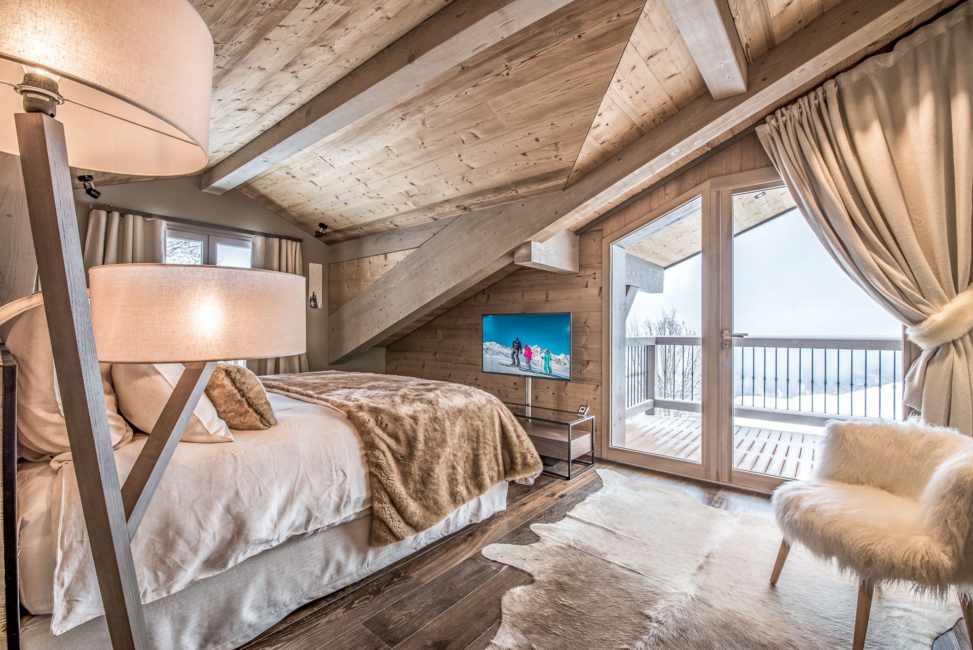 Courchevel 1550 Location Chalet Luxe Niulia Chambre 3