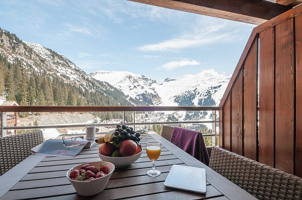 Flaine Location Appartement Luxe Flackite Balcon