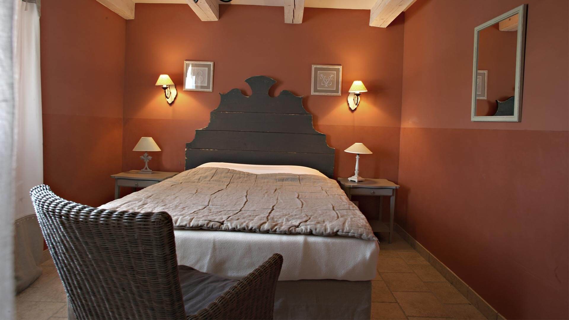 Forcalquier Location Villa Luxe Lukute Chambre Lit Double