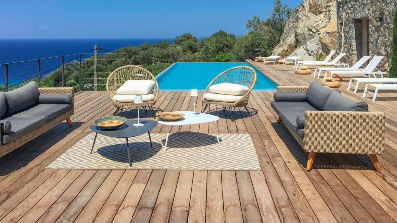 Ile Rousse Location Villa Luxe Cothiny Terrasse