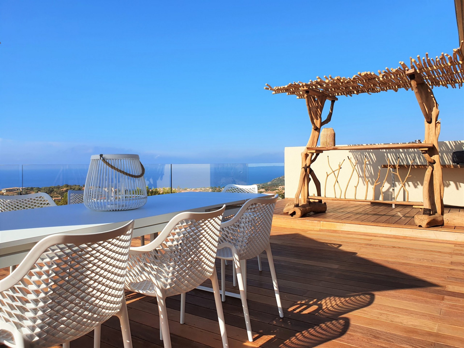 Ile Rousse Luxury Rental Villa Iris Violet Terrace 5