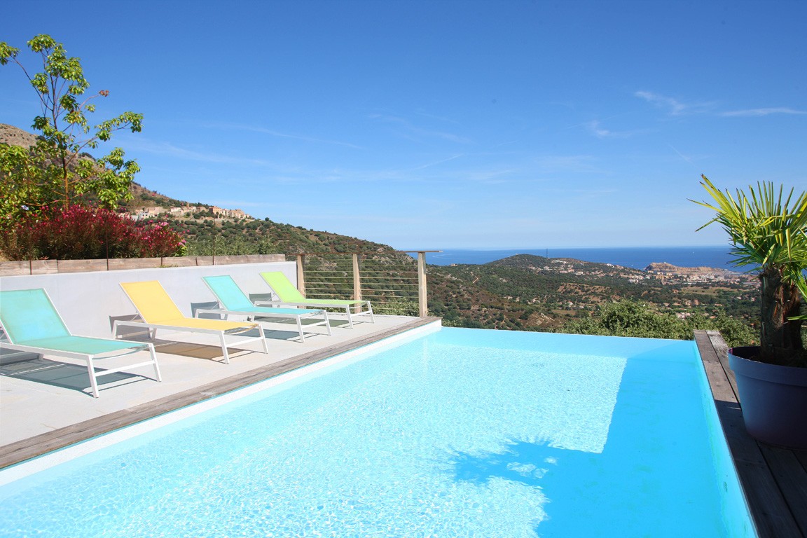 Ile Rousse location Villa Luxe Irisis Piscine