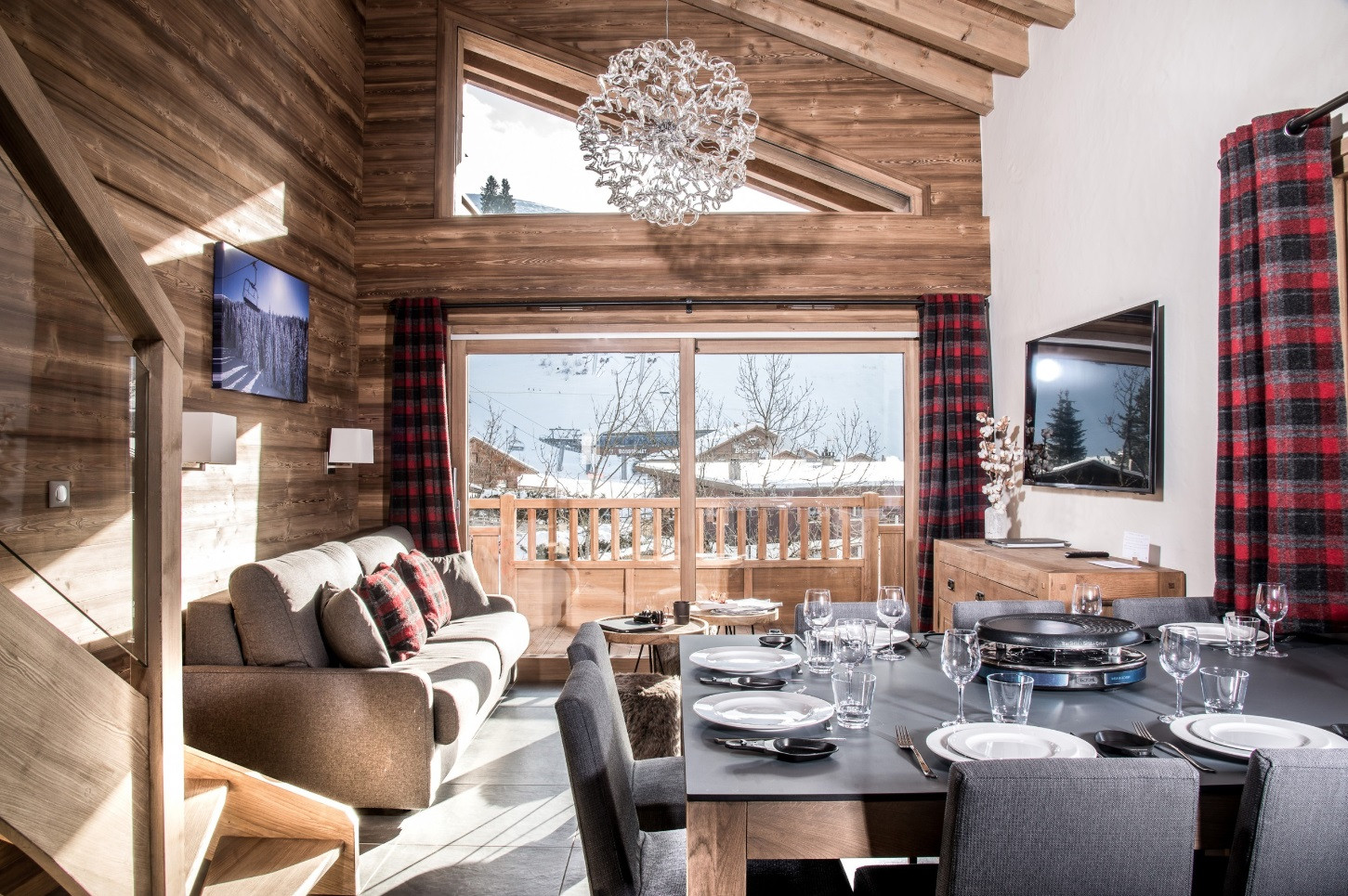 La Clusaz Location Appartement Luxe Luzulote Séjour