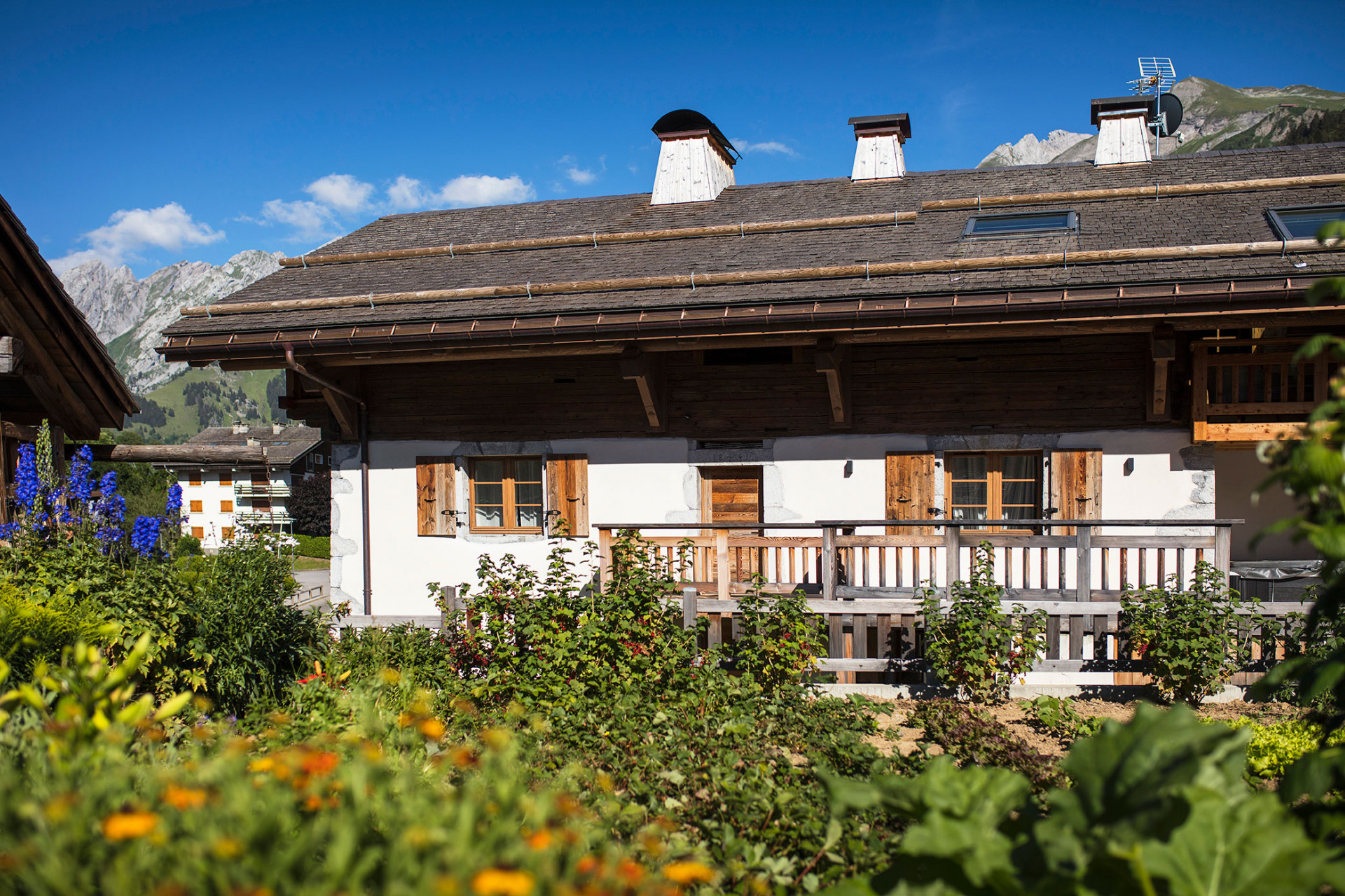 La Clusaz Location Chalet Luxe Glamonia Chalet Extérieur Été