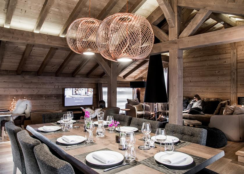 La Clusaz Location Chalet Luxe Glycina Salle A Manger 