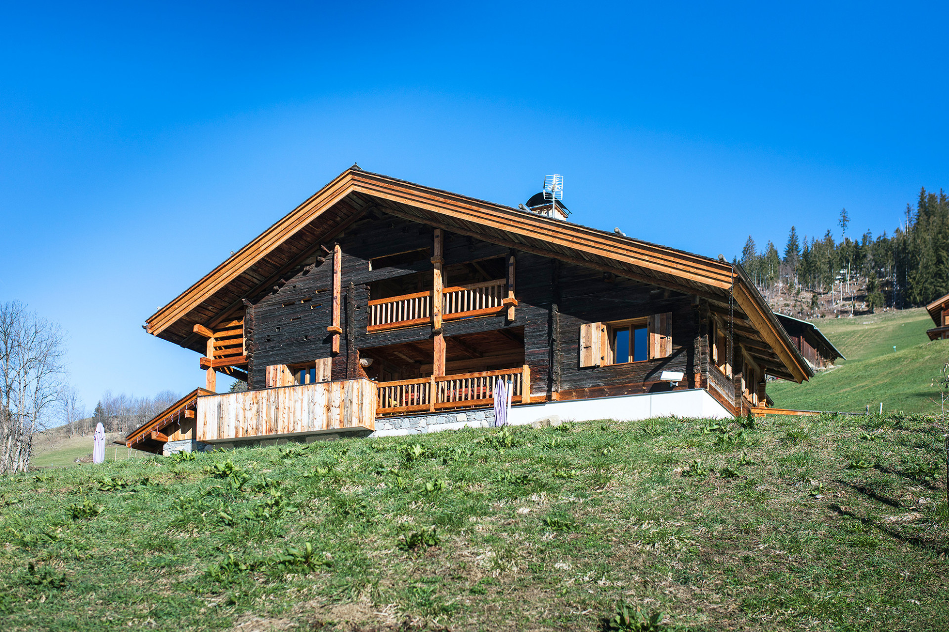 La Clusaz Location Chalet Luxe Lawidite Chalet Extérieur Été