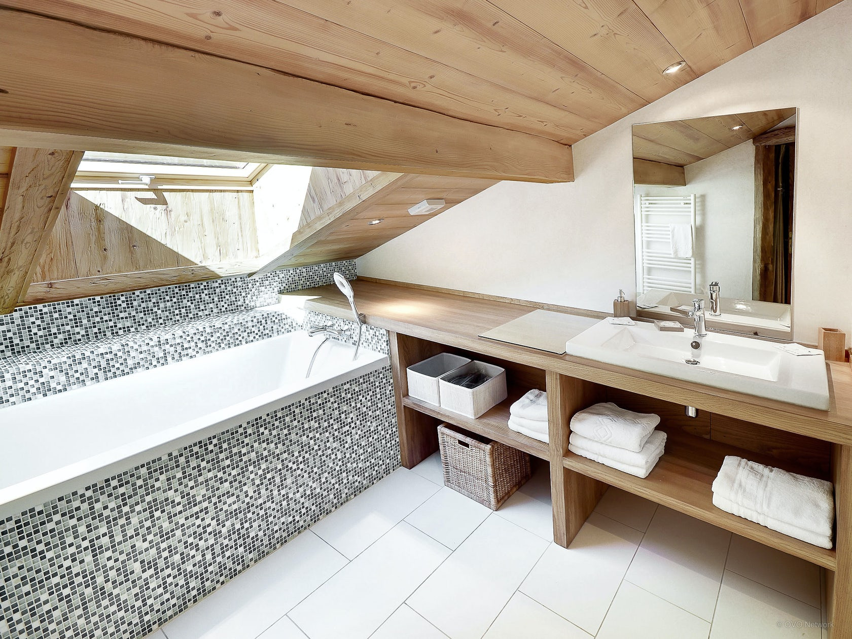 La Clusaz Location Chalet Luxe Lawodite Baignoire 