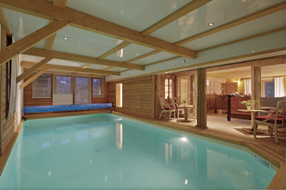 La Clusaz Location Chalet Luxe Lawpanite Piscine 