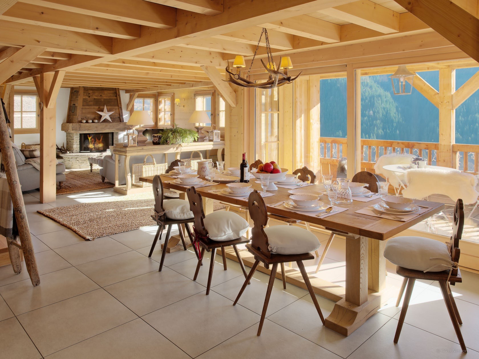 La Clusaz Location Chalet Luxe Lewandute Intérieur