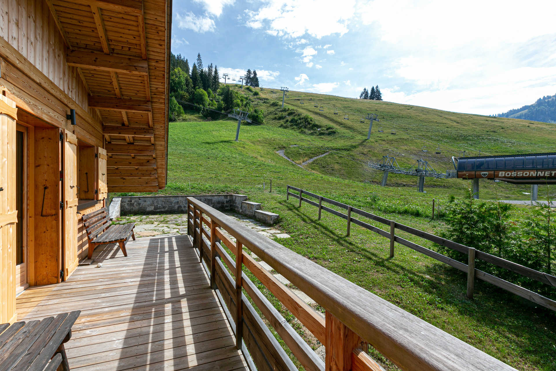 La Clusaz Location Chalet Luxe Luwadite Balcon