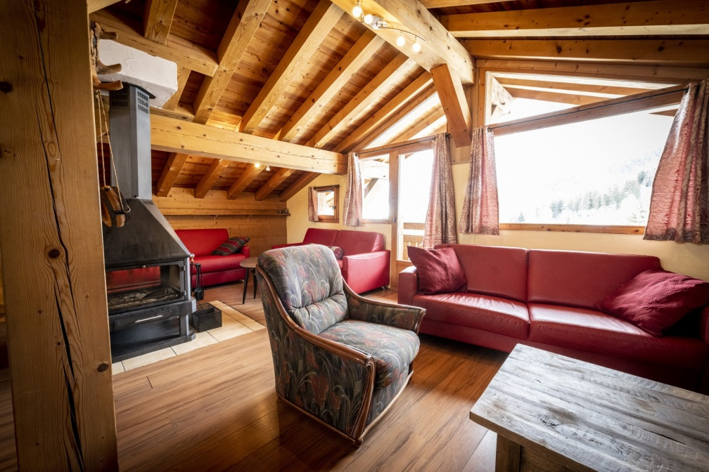 La Plagne 1800 Location Chalet Luxe Lugia Salon 2