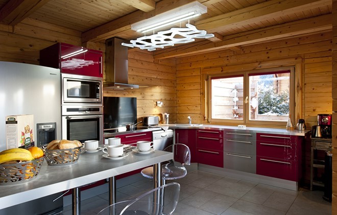 La Plagne Location Chalet Luxe Jacobsite Cuisine