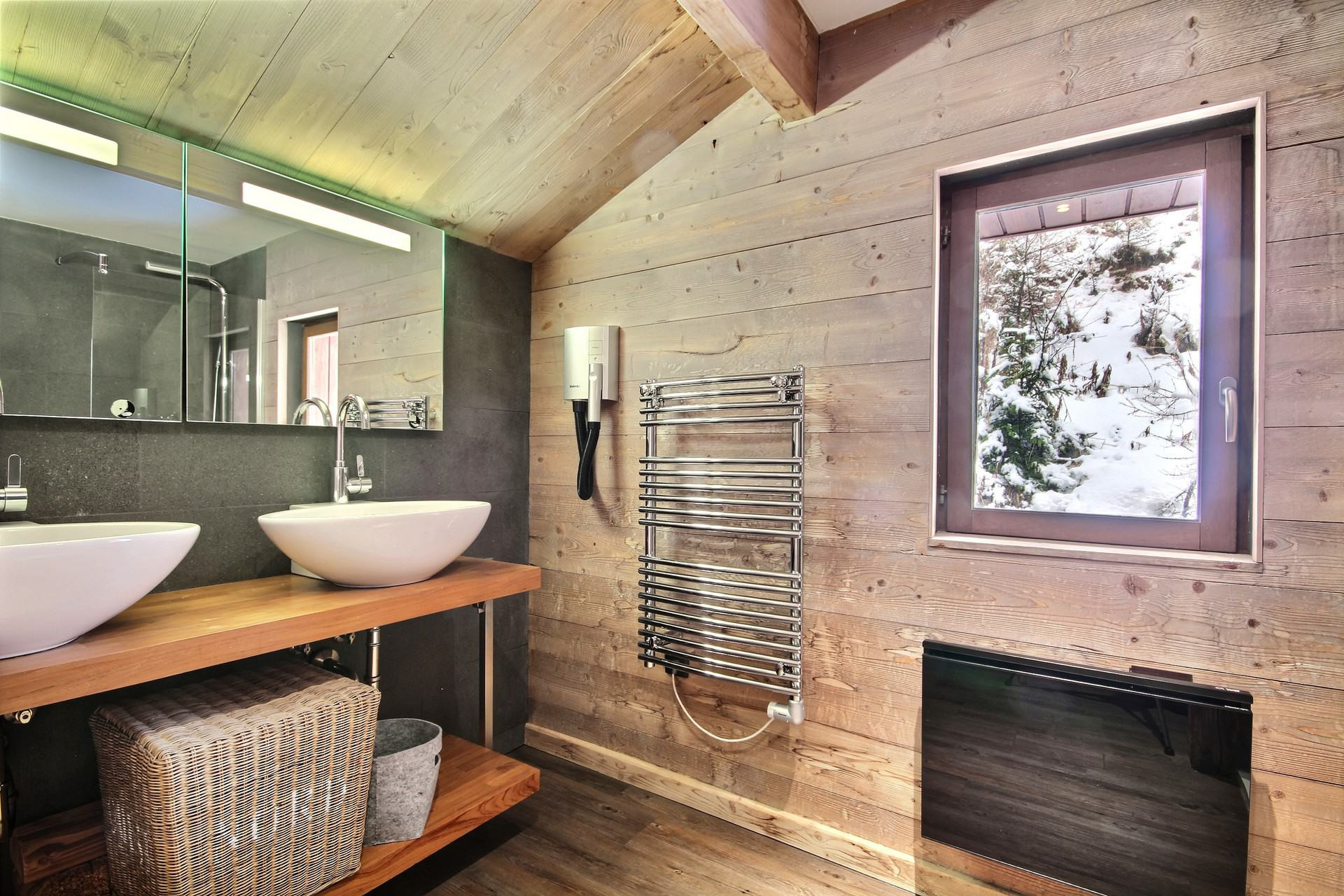 La Plagne Location Chalet Luxe Jaédite Salle De Bain