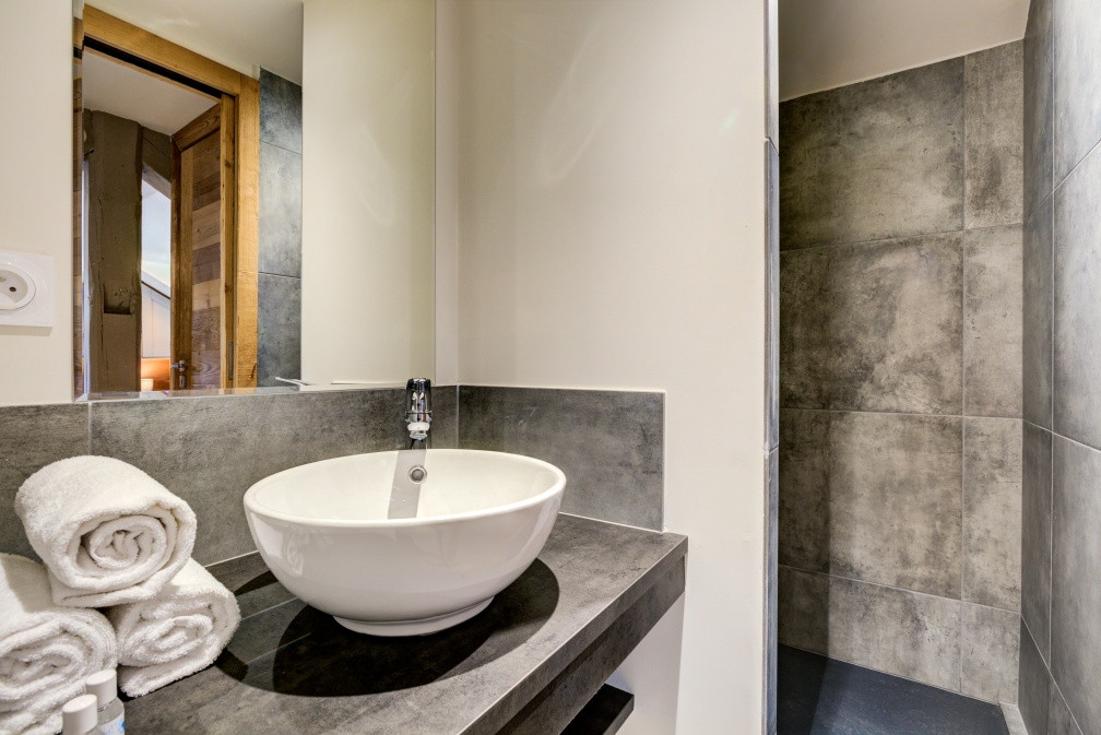 La Plagne Location Chalet Luxe Lugia Douche 