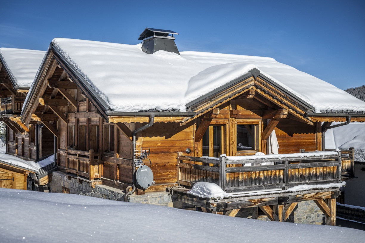 La Plagne Location Chalet Luxe Pyrite Extérieur 