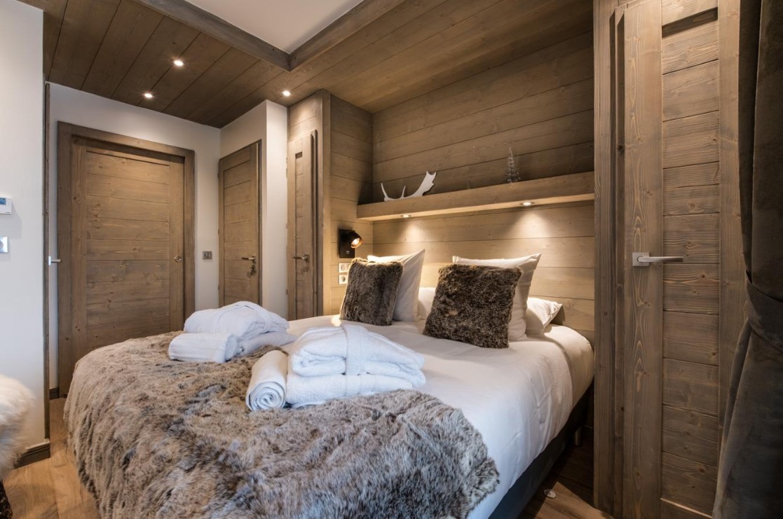 La Tania Luxury Rental Chalet Alta Bedroom 3