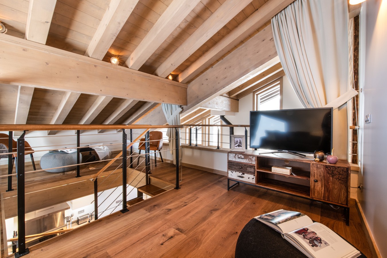 La Tania Location Chalet Luxe Alte Mezzanine