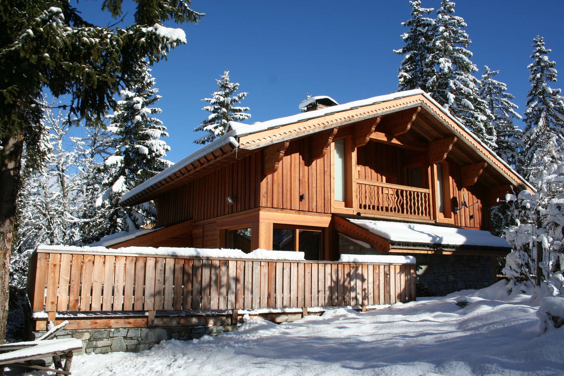 La Tania Location Chalet Luxe Counite Extérieur1