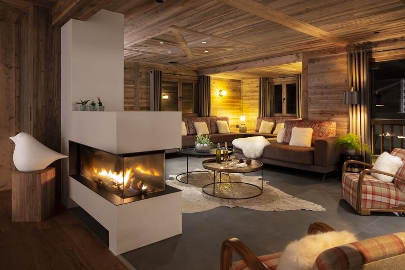 Le Grand Bornand Location Chalet Luxe Leonate Séjour1