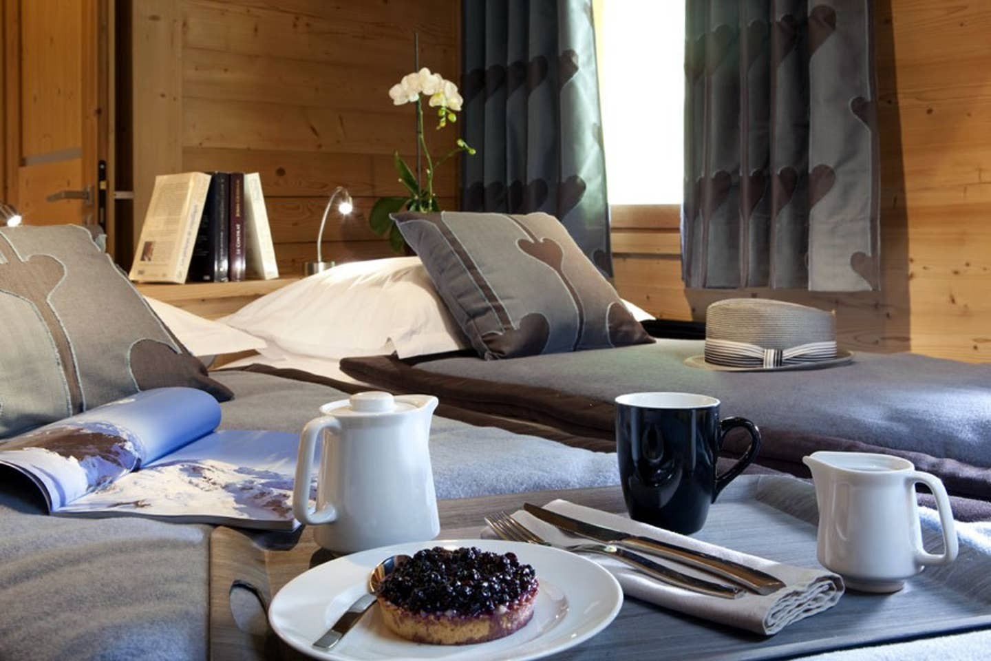 Le Grand Bornand Location Chalet Luxe Leonite Petit Déjeuner