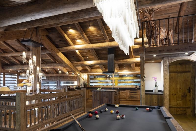 Le Grand Bornand Location Chalet Luxe Leonute Billard