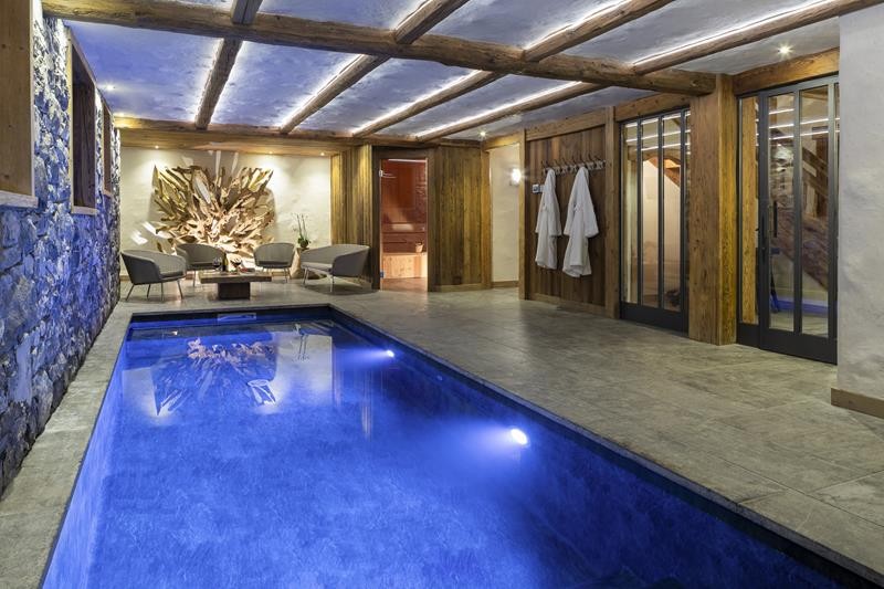 Le Grand Bornand Location Chalet Luxe Leonute Piscine