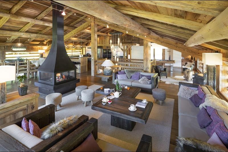 Le Grand Bornand Location Chalet Luxe Leonute Séjour