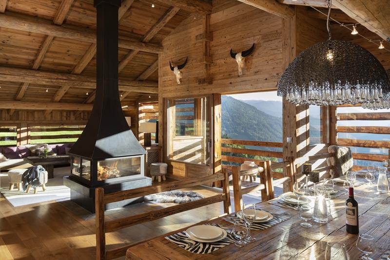 Le Grand Bornand Location Chalet Luxe Leonute Séjour2