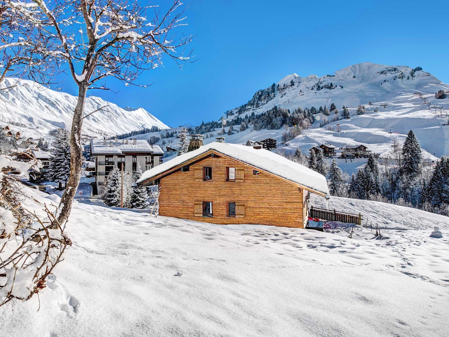 Le Grand Bornand Location Chalet Luxe Leuboria Chalet Extérieur Hiver