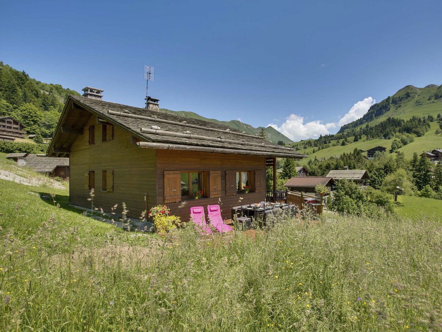 Le Grand Bornand Location Chalet Luxe Leuboria Extérieur