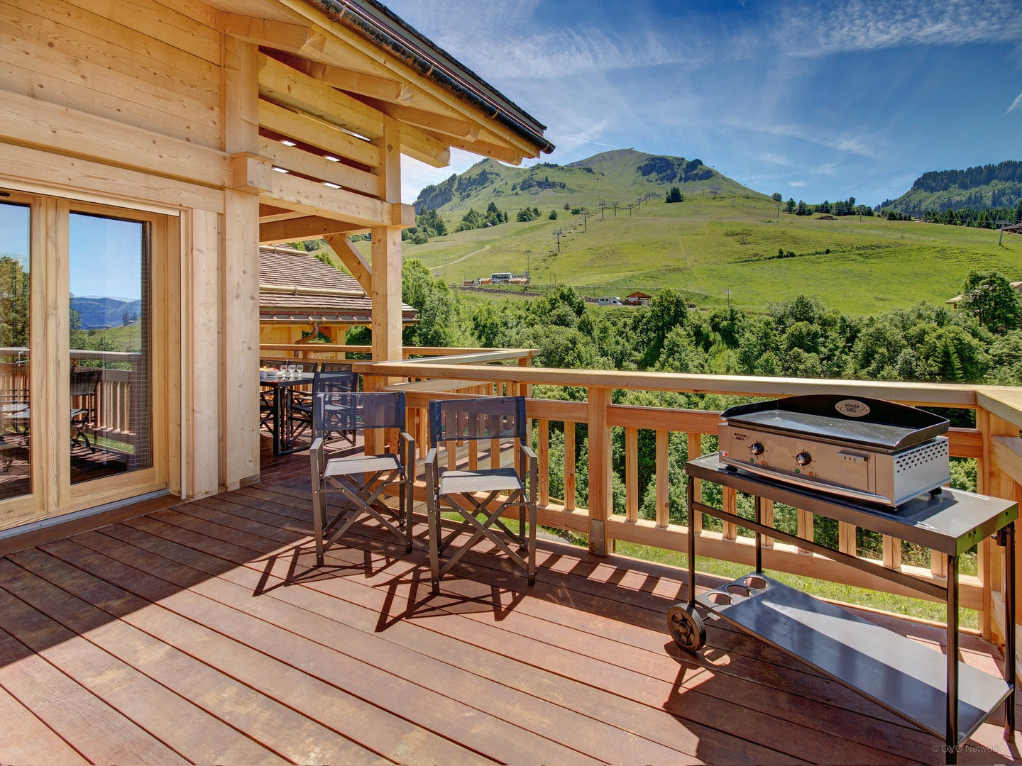 Le Grand Bornand Location Chalet Luxe Leumaron Terrasse 