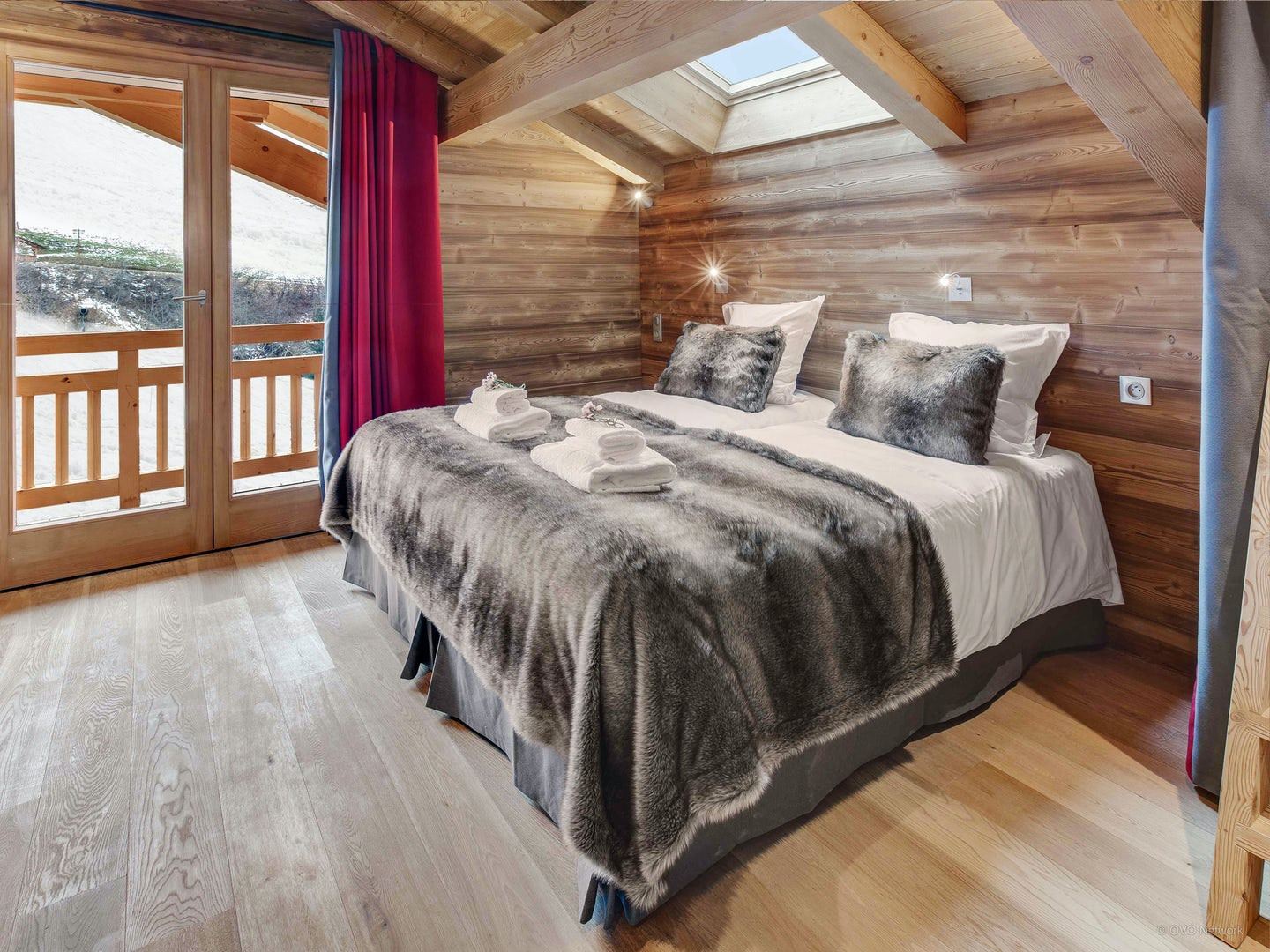 Le Grand Bornand Location Chalet Luxe Leumerin Chambre 3