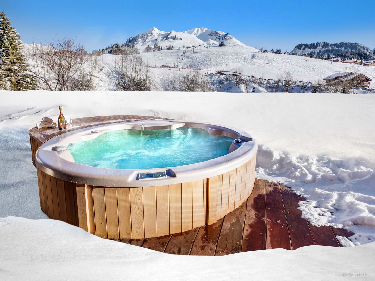 Le Grand Bornand Location Chalet Luxe Leumerin Jacuzzi 