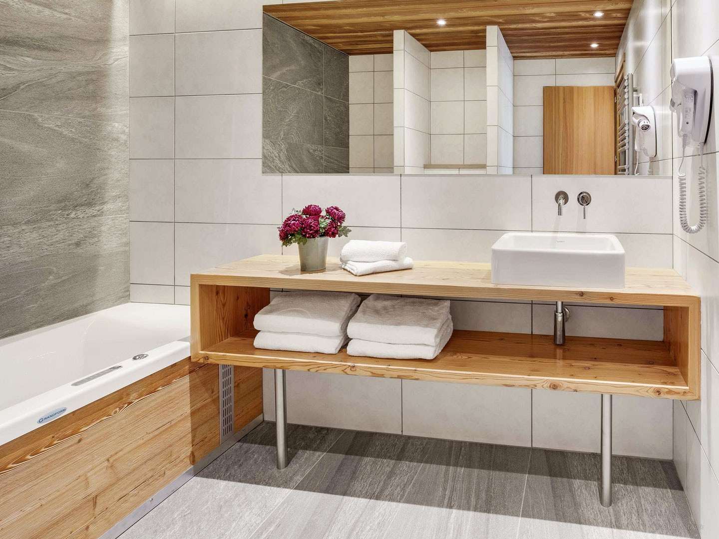 Le Grand Bornand Location Chalet Luxe Leumerin Salle De Bain