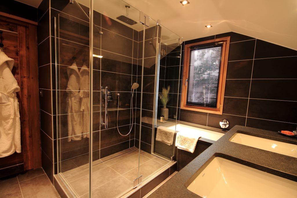 Les Allues Location Chalet Luxe Magnetite Salle De Bain