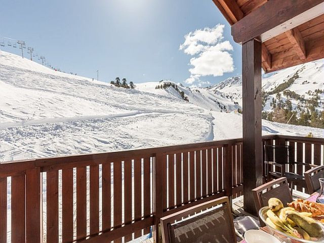 Les Arcs Location Appartement Luxe Arcanite Balcon