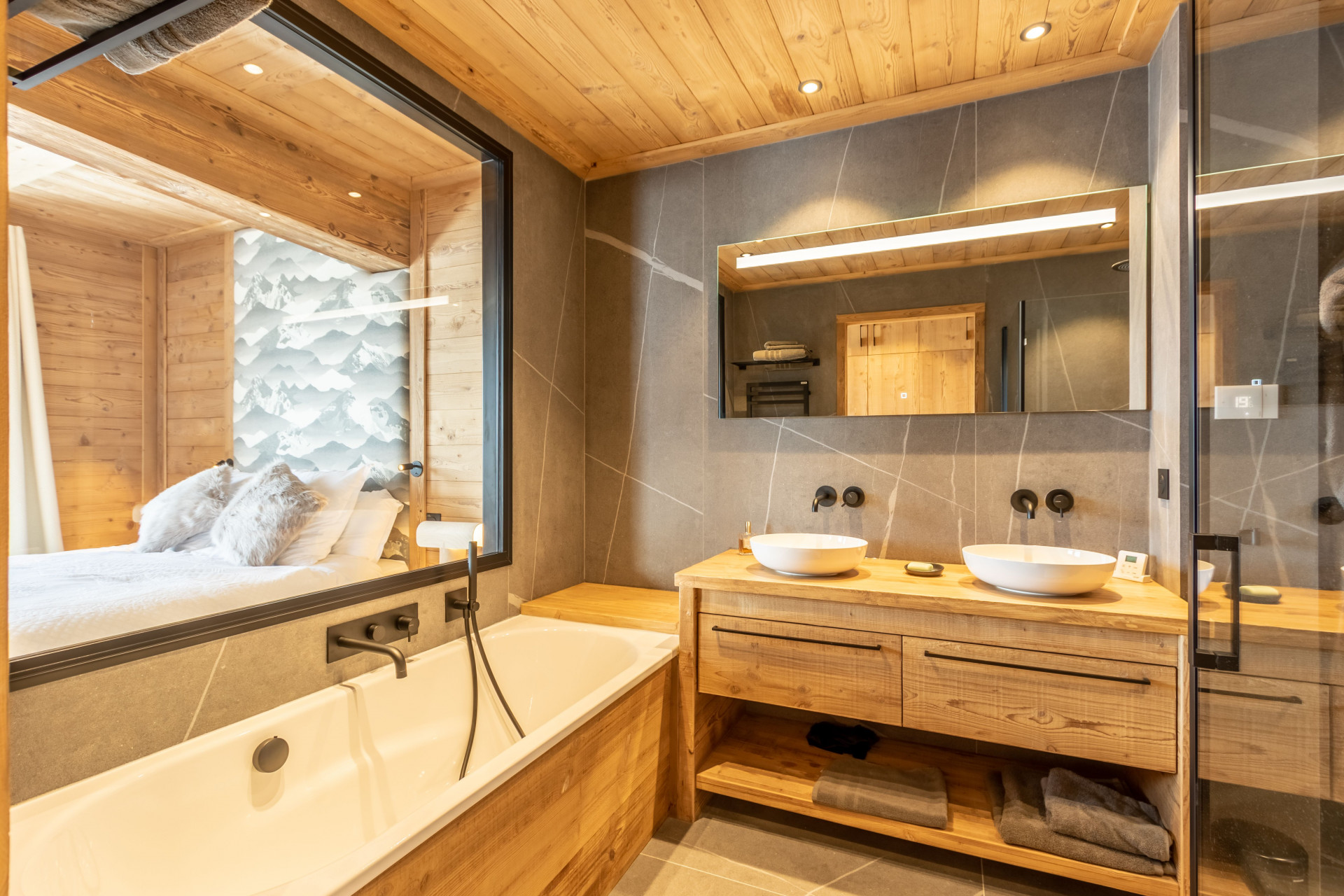 Les Arcs Location Appartement Luxe Arcinite Salle De Bain 