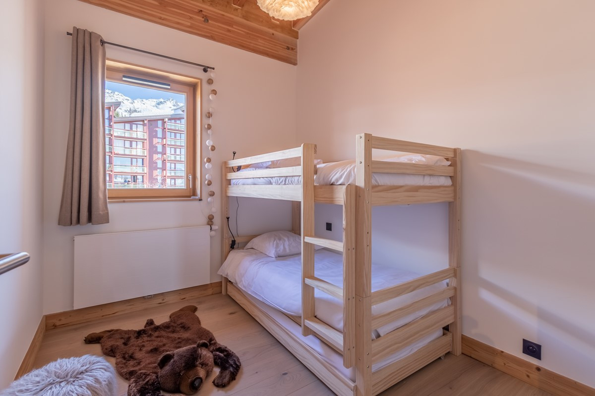 Les Arcs Location Appartement Dans Résidence Luxe Arcunite Chambre